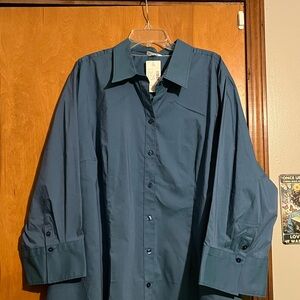 Fashion Bug women’s blue Dress Shirt